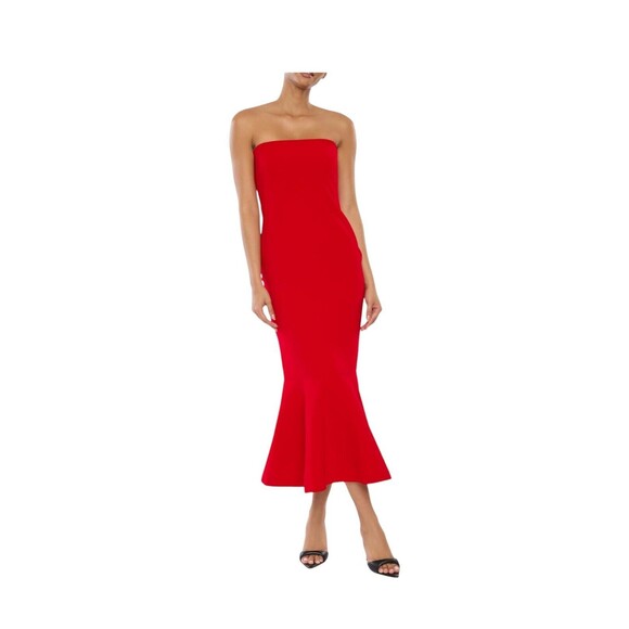 Likely Women’s Mille Dress Size 00 SleevelessScarlet Red NWT